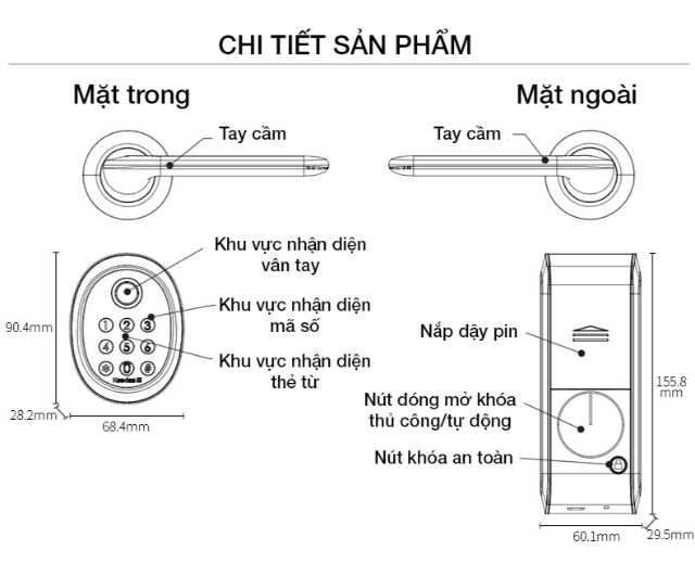 Khoá điện tử KAADAS M9 3