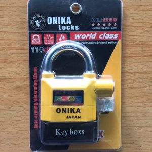 Khóa cửa an toàn chống cắt báo động Onika